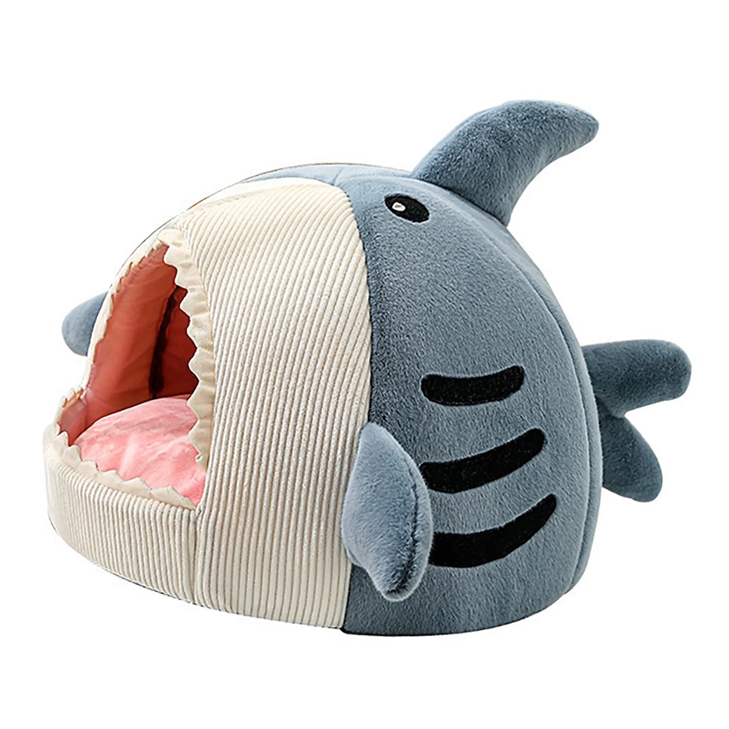 Luxury Plush Shark Pet Bed