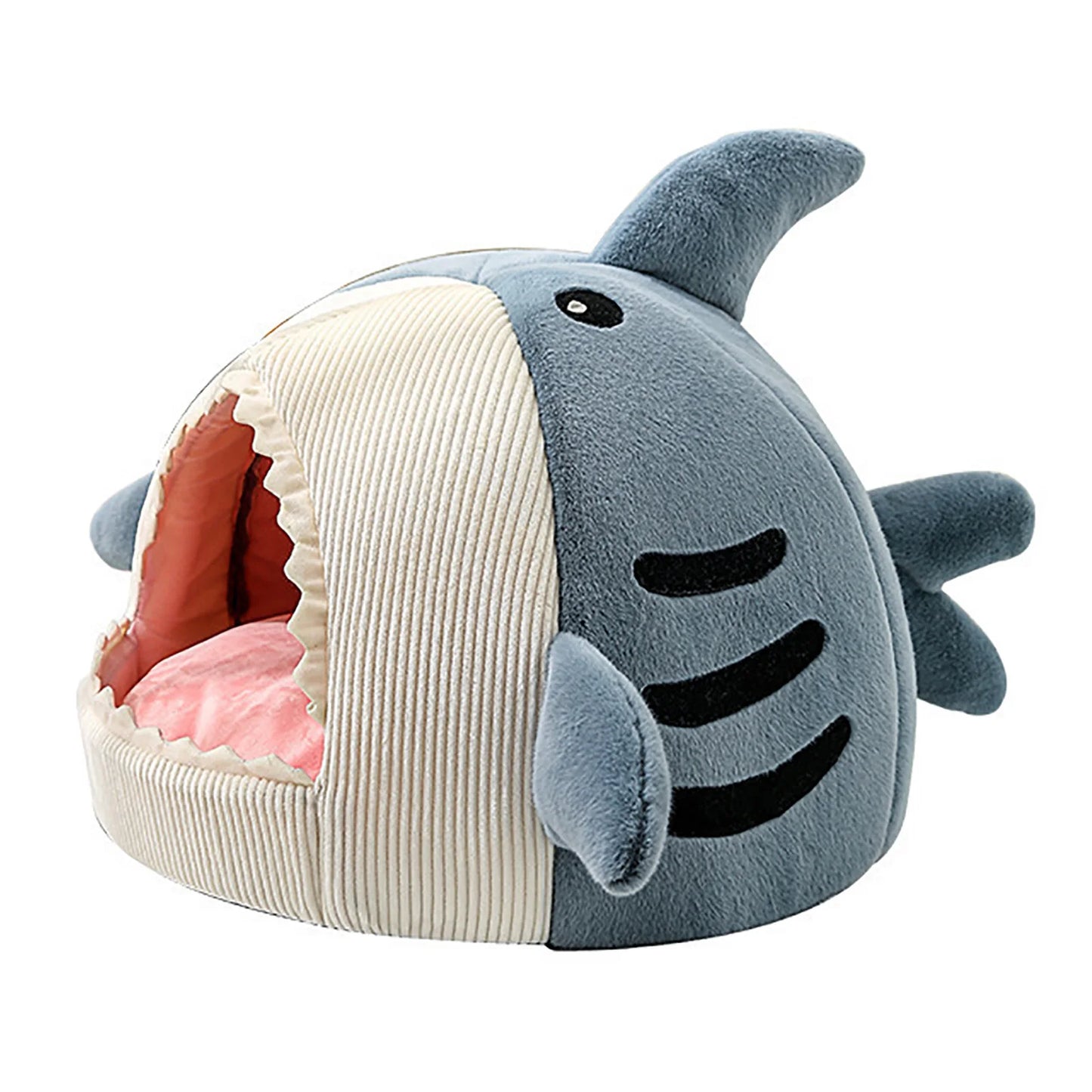 Luxury Plush Shark Pet Bed